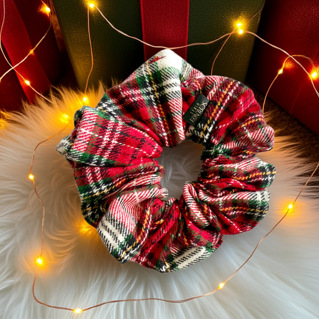 Alice. | Holiday Plaid Scrunchie