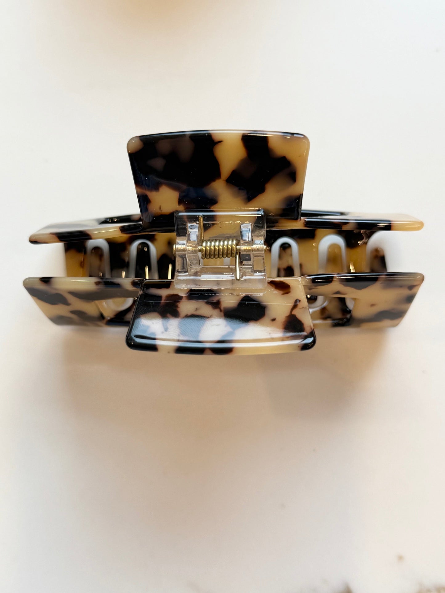 3” acetate rectangle claw clip