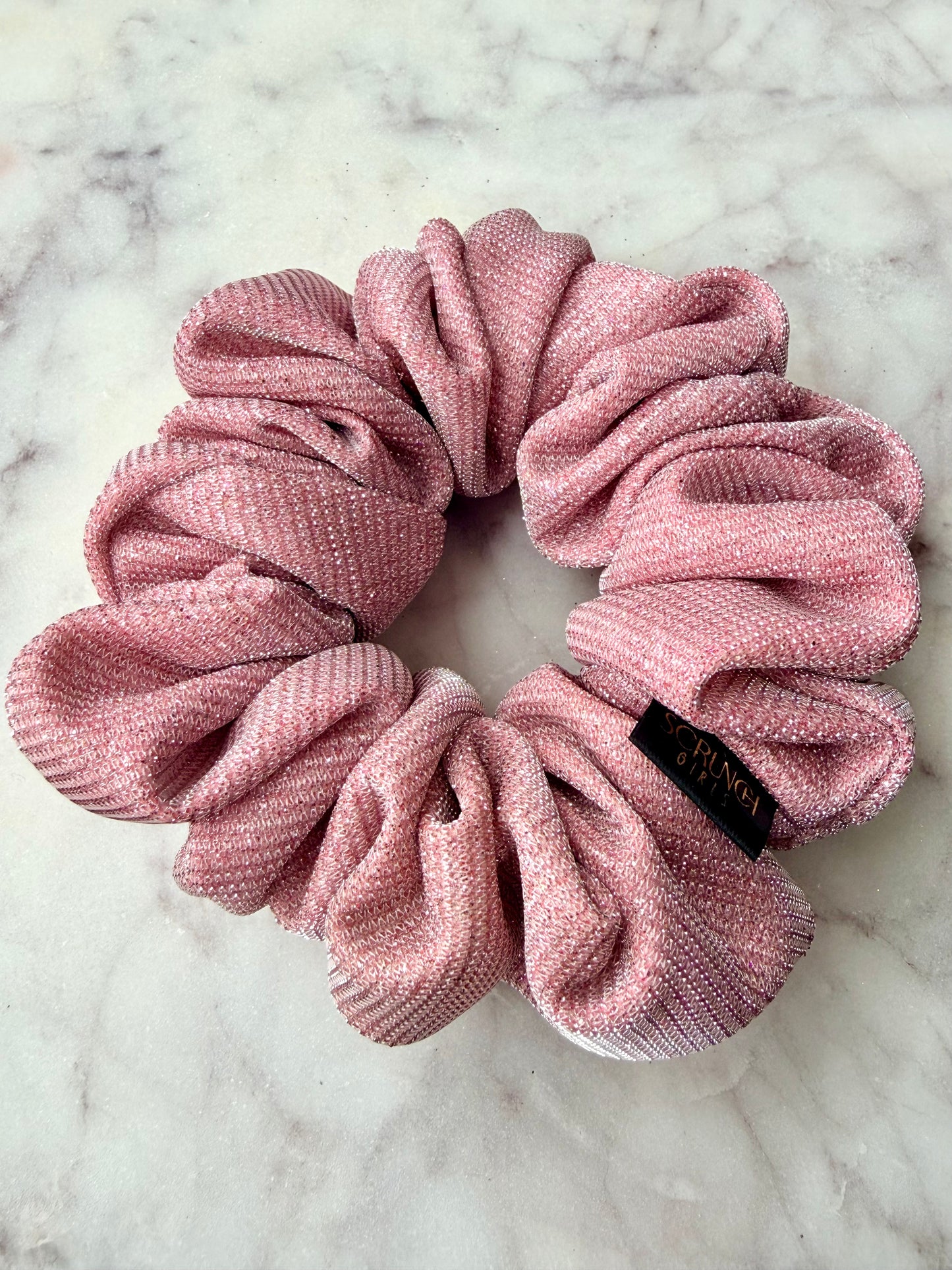 Coco. | Pink Glitter Scrunchie