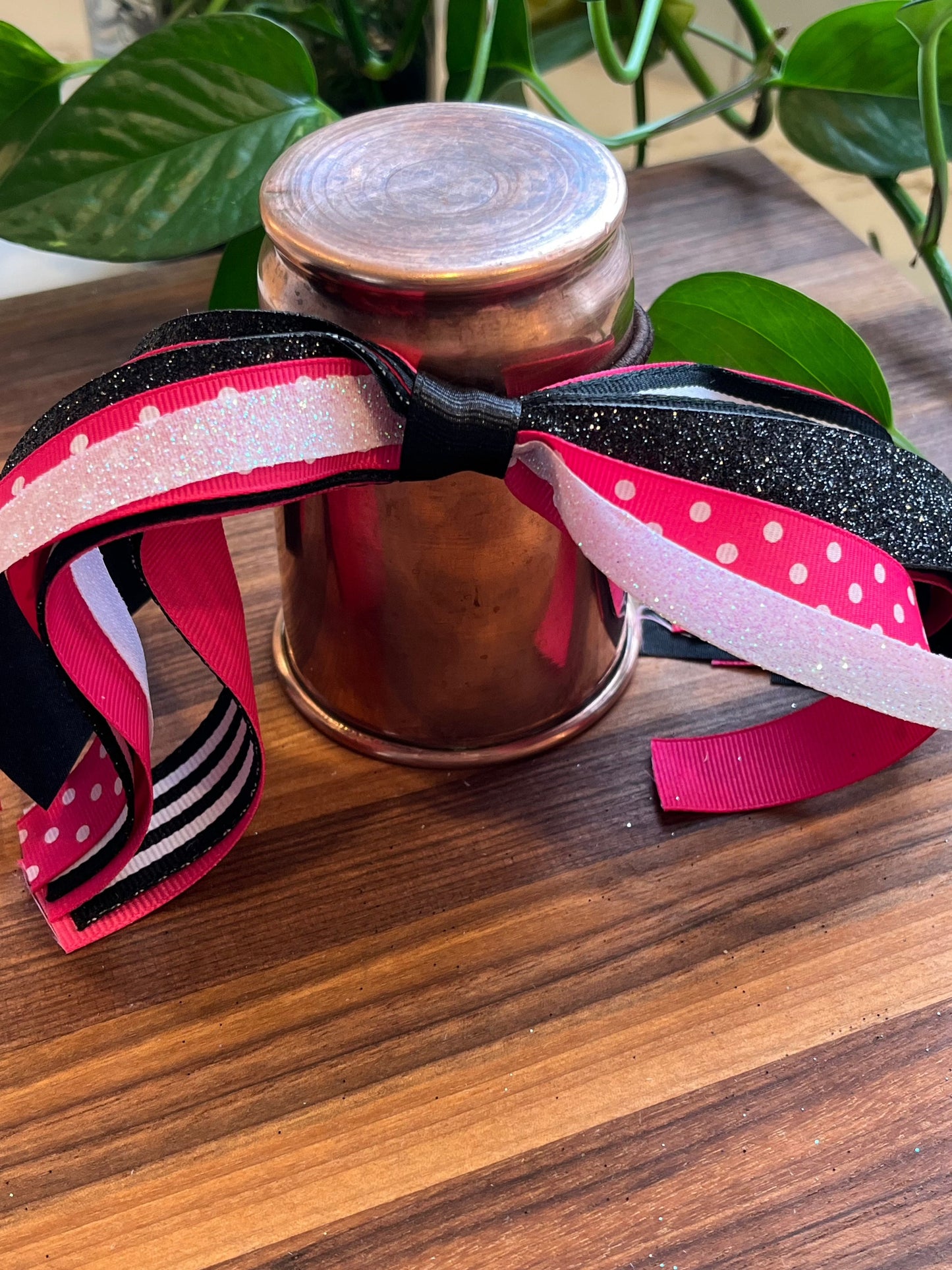 Fuchsia and Black