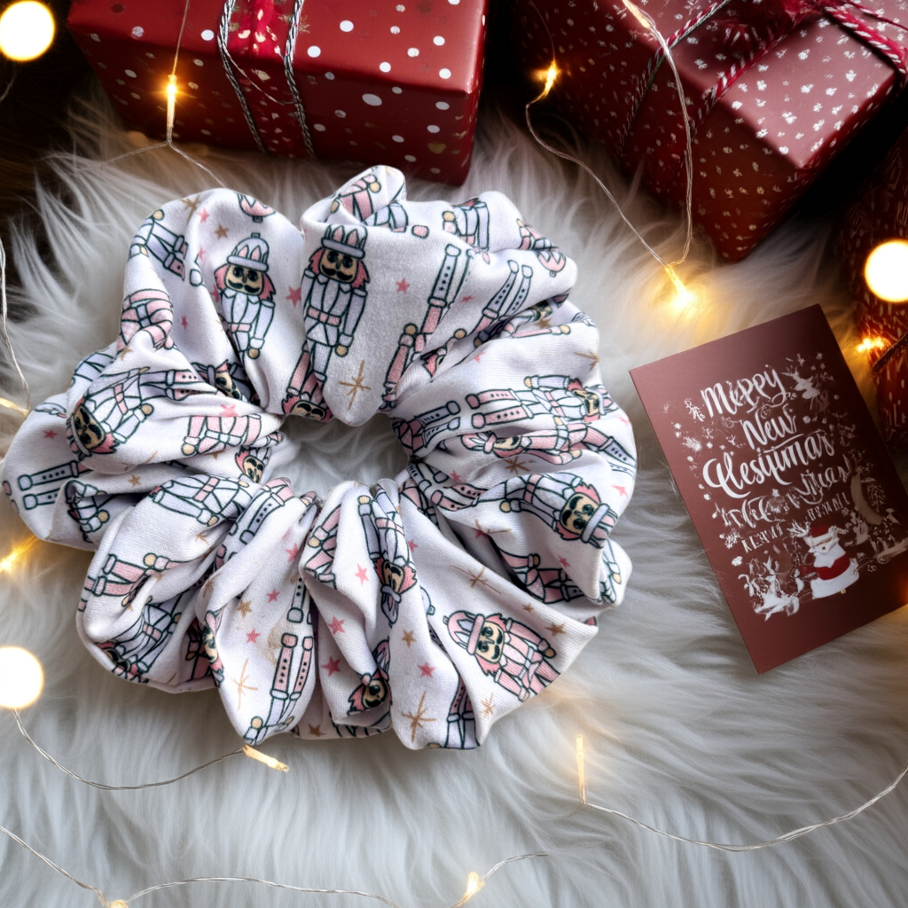 Pastel Nutcracker Scrunchie