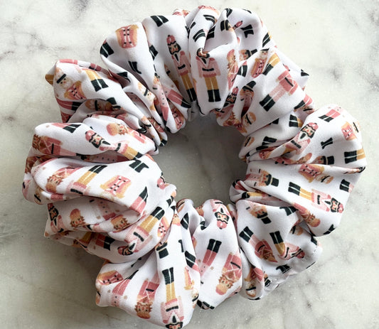 Pink Nutcracker Scrunchie