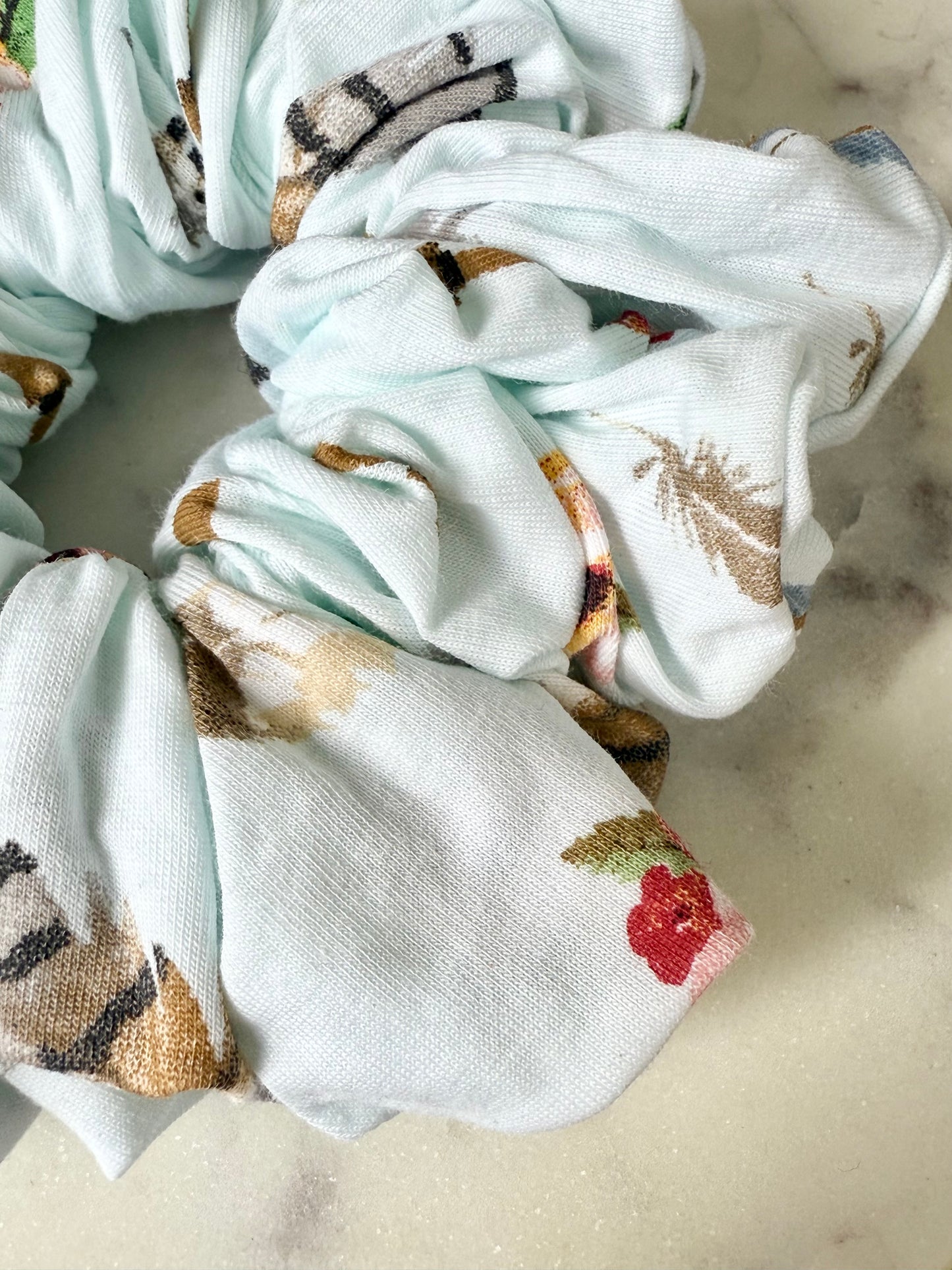 Ireland. | Boho Print Baby Jersey Knit Scrunchie.