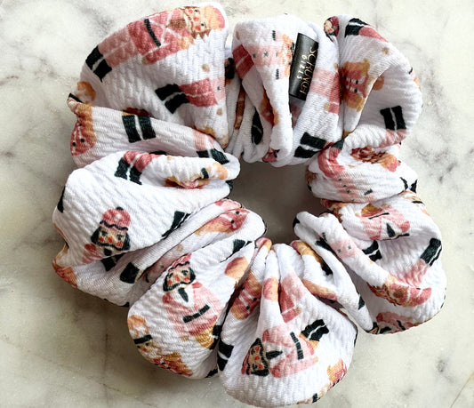 Pink Nutcracker Bullet Fabric Scrunchie