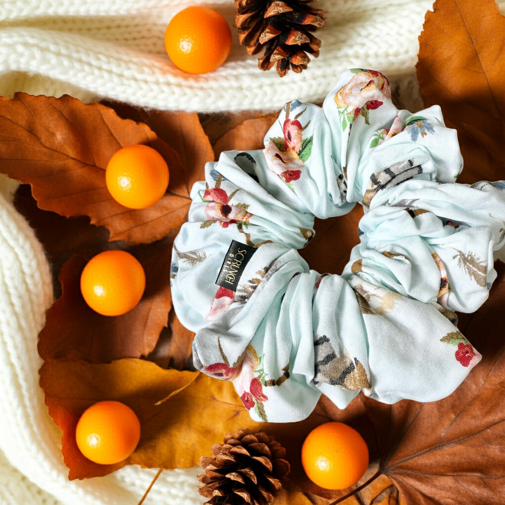 Ireland. | Boho Print Baby Jersey Knit Scrunchie.
