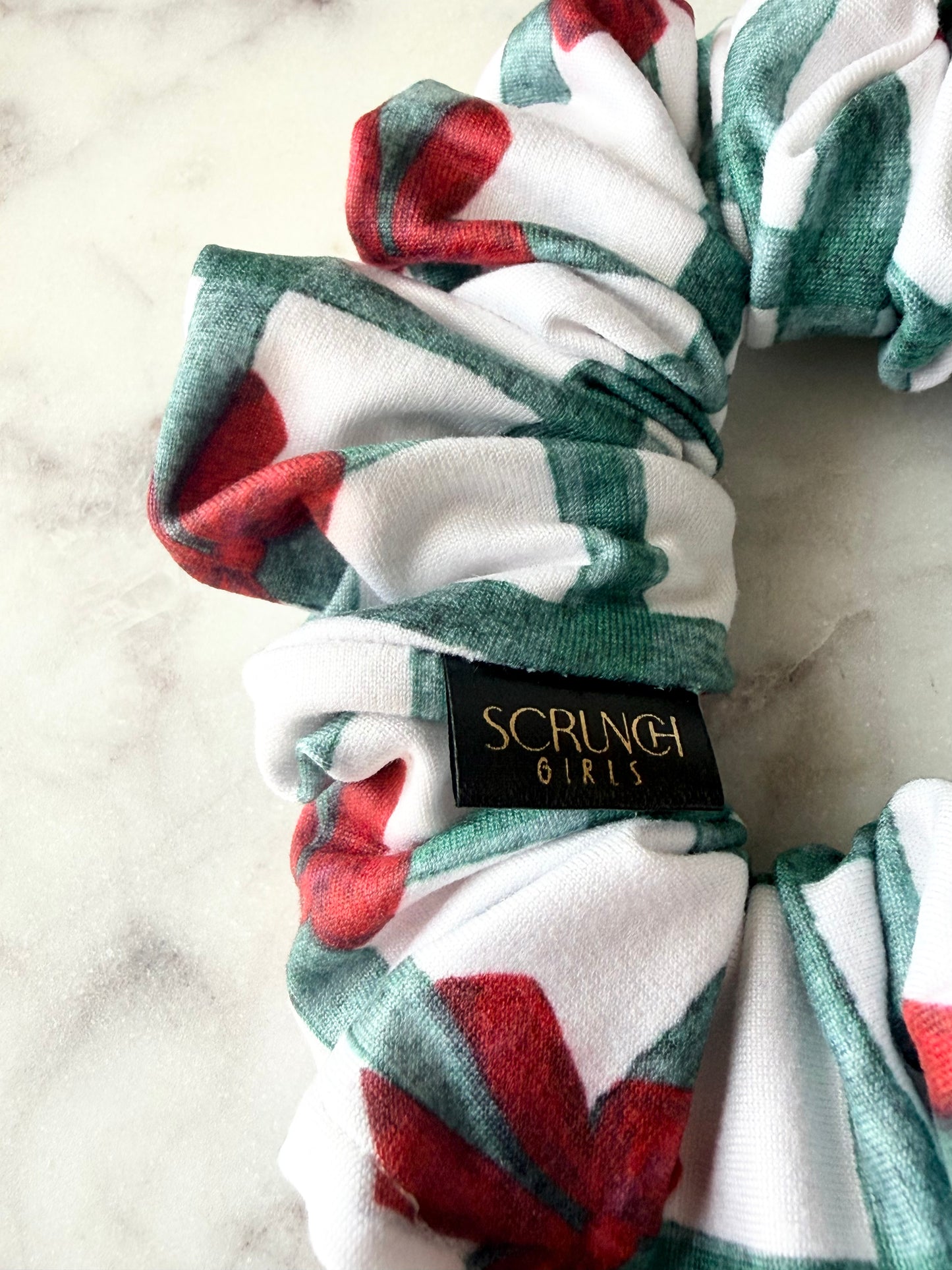 Red Bow| a DBP fabric with a green plaid, print and red bow design.