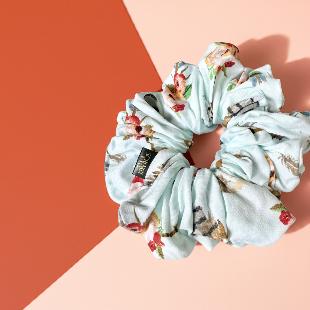 Ireland. | Boho Print Baby Jersey Knit Scrunchie.