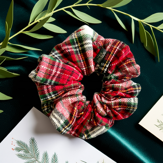 Alice. | Holiday Plaid Scrunchie